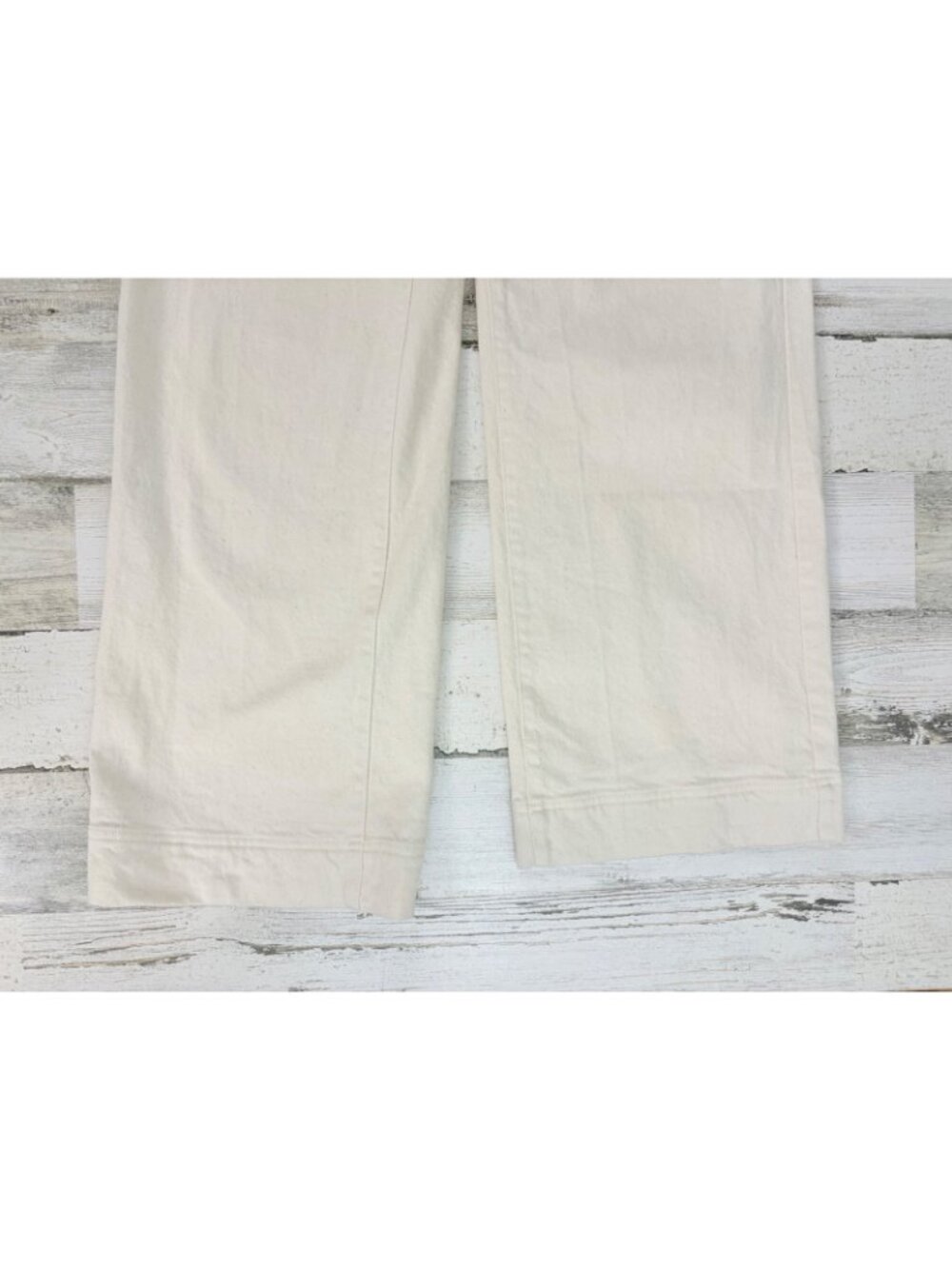Ann Mashburn Coco 5 Pocket Jean Sz 29 Natural Denim Ivory - Picture 7 of 16